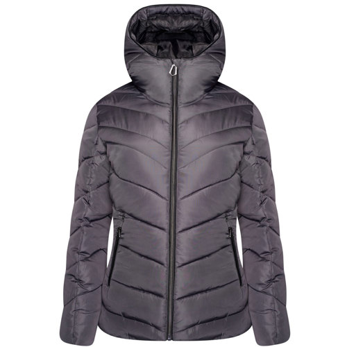 Dare 2b Swarovski Embellished Reputable Insulated Jacket for Women Ebony Grey 10
